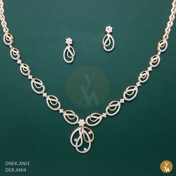 Diamond Necklace Set (DNEK.ANI3)(DER.ANI4)
