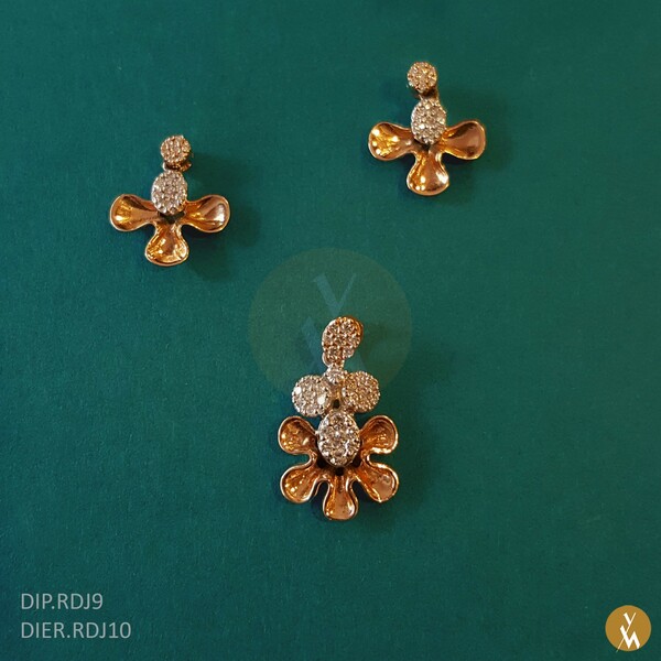 Diamond Pendant (DIP.RDJ9) (DIER.RDJ10)